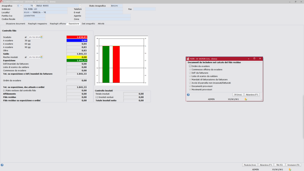 screenshot of eSolver per i Motori